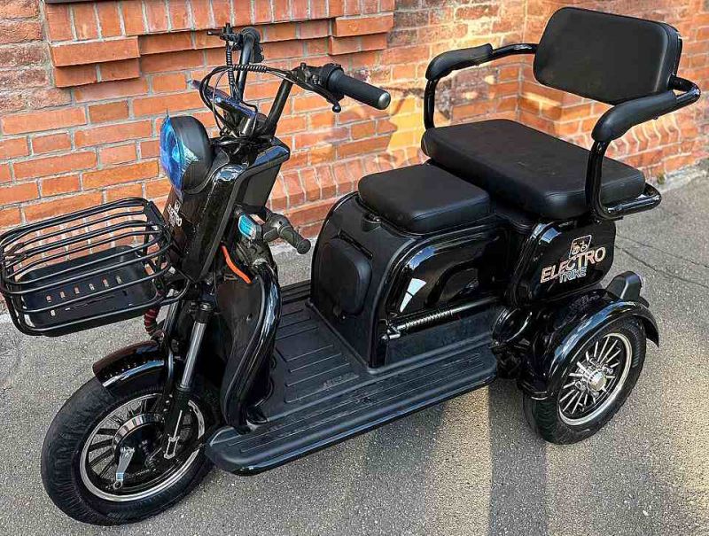 Электротрицикл Electrotrike Бумеранг черный